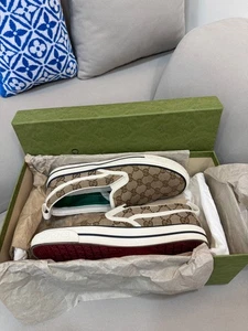 Gucci Tennis 1977 Slip-On Sneakers 6 148645549 - Picture 1 of 4