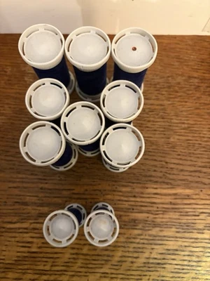 Remington Velvet Flocked Hot Roller Curlers Lot Of 10 Replacement KF 20I 3 Sizes - Image 1 of 3