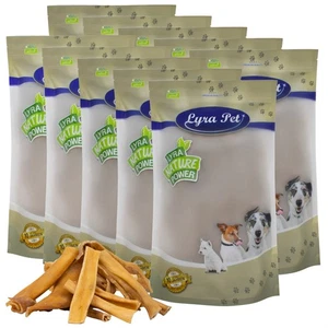10 kg Rinderkopfhaut hell Kauartikel für Hunde Rind Snack Lyra Pet® MHD 1/2026 - Bild 1 von 7