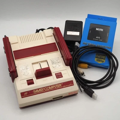 Nintendo AV Famicom Console HVC-001 w/ Games – Choose Your Titles Tested NTSC-J - Image 1 of 4