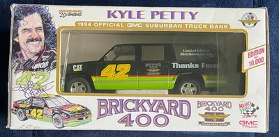 1994 Kyle Petty #42 Die Cast  Brickyard 400 Suburban Truck Bank 1:25 scale  - Image 1 of 4