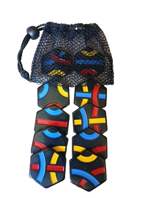Tantrix 10 Sechsecke Fliesen Set Entdeckung Logik Puzzle Spiel Gehirn Twister schwarze Tasche - Bild 1 von 4