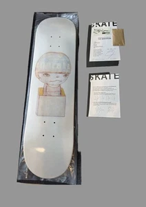 YOSHITOMO NARA Schrödinger Skateboard Deck MOMA 2002 NEW w/ Box, Bag & Hardware - Picture 1 of 10