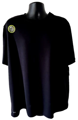 ATHLETIC WORKS Mens T-Shirt SIZE 3XL DriWorks Short Sleeve Black NEW WITH TAGS - Image 1 of 4