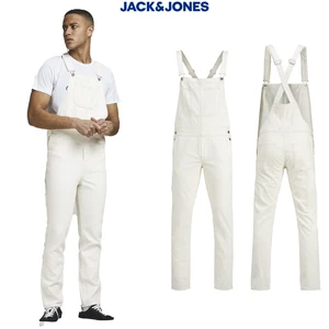 Jack & Jones Mens Denim Dungarees Overalls Casual Work Jeans Pants