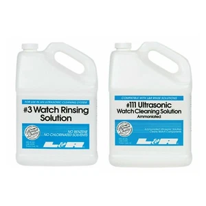L&R #111 Watch Cleaning and L&R #3 Watch Rinsing Solution - 1 Gal EA - Picture 1 of 1