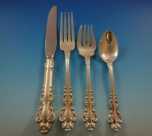 Spanish Baroque by Reed & Barton Sterling Silver Flatware Service 12 Set 52 Pcs - Picture 1 of 5