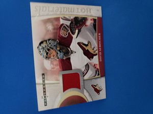 2007-08 Fleer Hot Prospects Hot Materials David Aebischer #HM-DA