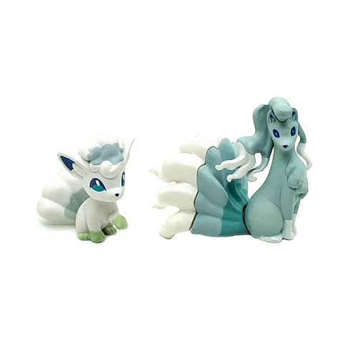 2 PCS GO action figure toys Vulpix Ninetales 2 inch Cover