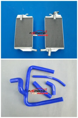 Radiador de aluminio y manguera azul para Yamaha YZ 125 YZ125 2002 2003 2004 02 03 04 Foto 1 de 4