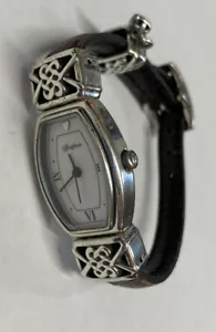 Brighton Canterbury Damenuhr Sterlingsilber Lederband Neu Akku - Bild 1 von 12