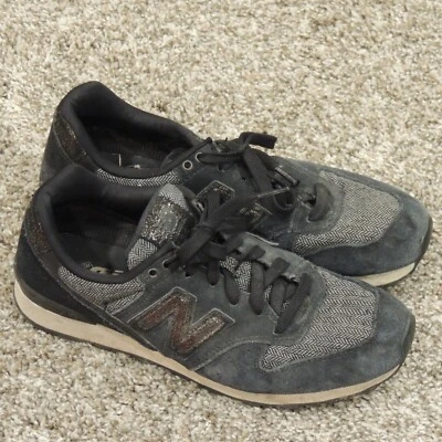 NUEVO Balance 696 Zapatos para Correr Mujer Talla 8.5 Gris Metálico Espiga Foto 1 de 4