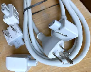 4x Apple Macbook Charger Genuine Power Adapter Cord Extension Cable Pro US plug - Picture 1 of 4