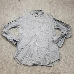 Banana Republic Shirt Mens Medium Gray Outdoor Button Up Slim Fit Casual Adult - Picture 1 of 11