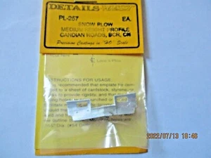 Details West # PL-257 quitanieves perfil de altura media, carreteras canadienses, BCR, CN  - Imagen 1 de 4