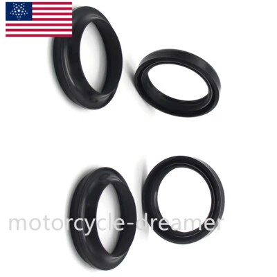 For Yamaha Fork Dust Wiper Seals Kit  FZR750R 89-92 FZR1000 89-90/FZR400RR 90-92 Foto 1 de 4