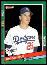 1991 Donruss Dennis Cook Los Angeles Dodgers #657
