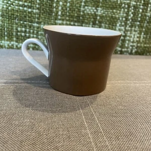 VTG Mid Century Mikasa Duplex BRUNCH Cup Brown By Ben Seibel MCM JAPAN *FLAW* - Picture 1 of 6