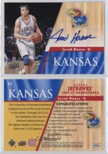 2013 Upper Deck University of Kansas Auto Jerod Haase #57 Auto