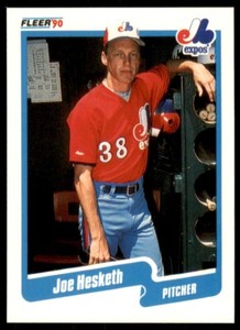 1990 Fleer Joe Hesketh Montreal Expos #349