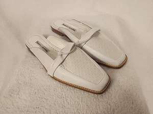 Zapatos Manolo Blahnik Blanco Sin Cordones Cuero Italia 37.5 S*x And The City Nuevos sin Caja - Imagen 1 de 13