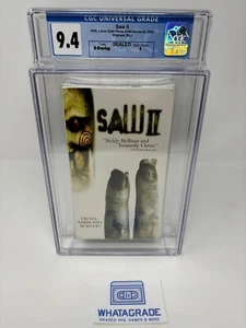 Saw II (VHS, 2006) 💎 Rare 1 of Last Titles on VHS 💎 Graded CGC 9.4 A Sealed - Bild 1 von 4