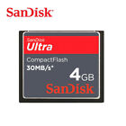 4GB SanDisk Ultra CF CompactFlash memoria 30MB/s SDCFH-004G para Nikon