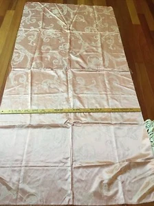 36”x70” pink 60% Silk 40%Cotton Jacquard    Fabric lining Home Deco pillowcase - Picture 1 of 7