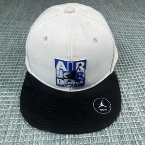 Air Jordan City Collection SnapBack Hat Youth White Preowned - Picture 1 of 7