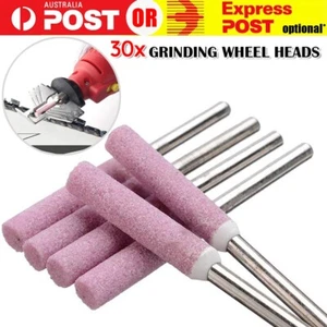 Upto 30 Chainsaw Sharpener Burr Grinding Stone File Chain Sharpening 4/4.8/5.5mm - Picture 1 of 9