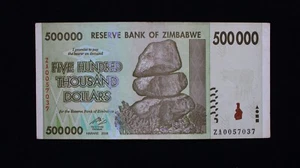 Zimbabwe 500.000 Dollars 2008 P-76 REPLACEMENT ZA0057037 - Picture 1 of 2