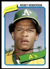 2006 Topps Rickey Henderson Rookie Oakland Athletics #21