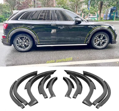 Para Audi Q5 SQ5 2018-2020 Fibra de Carbono Real Rueda Ancha Guardabarros Acampanado Borde Foto 1 de 4