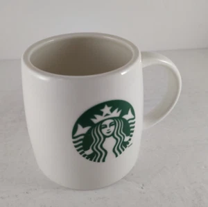 Starbucks Coffee Mug 2011 White with Green Siren Mermaid 16 oz - Picture 1 of 6