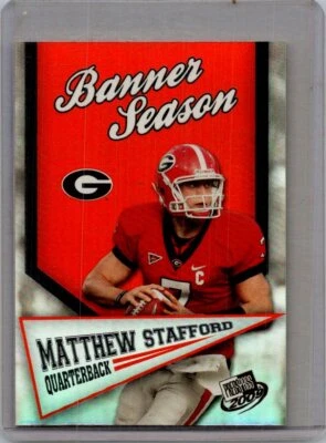 2009 Press Pass #BS-14 Matthew Stafford Banner Season - Изображение 1 из 2