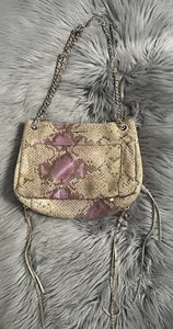 Rebecca Minkoff weiches Leder Pull Crossbody Handtasche Handtasche Clutch Goldkette 330 $ - Bild 1 von 8