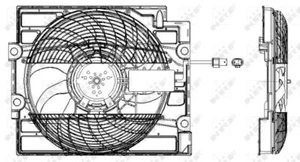 Fits BMW 5 Series 1995-2004 + Other Models Ruva Engine Cooling Fan - Picture 1 of 7