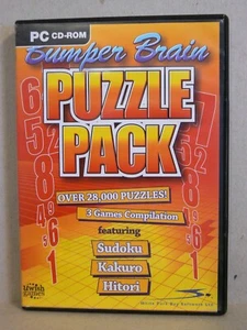 Bumper Gehirn Puzzle Pack - Sudoku/Kakuro/Hitori (PC CD-ROM Spiel) - Bild 1 von 1