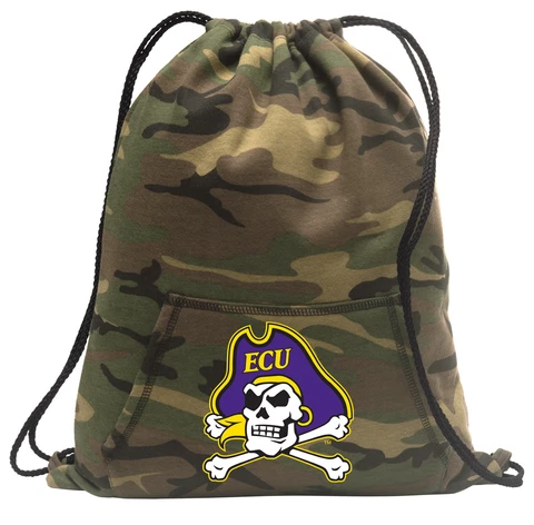 ECU Backpack CAMO Drawstring Bag Pack CLASSIC HOODY DESIGN! Cover