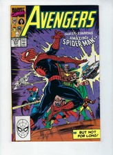 AVENGERS # 317 (SPIDER-MAN app. JOHN BYRNE, MAY 1990), VF/NM