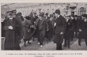 1921  --  TOULON   CLEMENCEAU RETOUR DES INDES   3G185 - Picture 1 of 1
