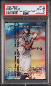 1999 Finest Prominent Figures Refractor w/Coating /1848 #PF57 PSA 10 Pop 2 - Picture 1 of 2