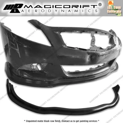 For 10-13 Infiniti G37 Sedan MDA Version 2 Style Front Bumper Lip Splitter PU Foto 1 de 4