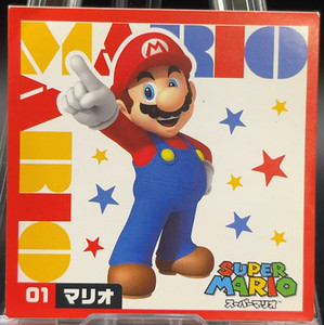 Mario 01 Super Mario Bros World Card Sticker Seal Nintendo Japanese TCG