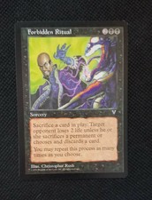 Magic The Gathering       FORBIDDEN RITUAL    VISIONS     LP