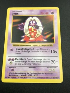 Jynx 31/102 Base Set Shadowless Pokemon 1999 WOTC TCG Card NM Uncommon - Picture 1 of 3