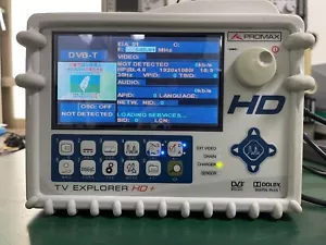 PROMAX TV Explorer HD+ , DVB-T2, DVB-T, DVB-H, DVB-S, DVB-S2, DVB-C, FM , w/bag - Picture 1 of 12