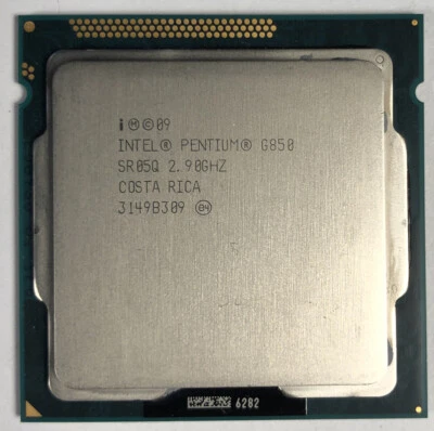 Intel Pentium G850 LGA1155 2.9GHz Dual Core Processor SR05Q - Image 1 of 2
