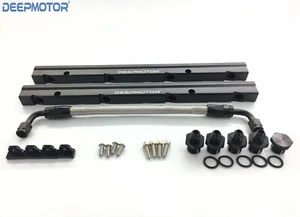 Kit de riel de combustible Deepmotor Billet para colector de admisión GM LS3 OE con hardware 6AN - Imagen 1 de 6