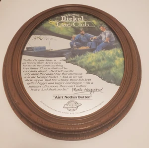 Merle Haggard Liar’s Club George Dickel Mirror Barware Advertising Vintage - Picture 1 of 12